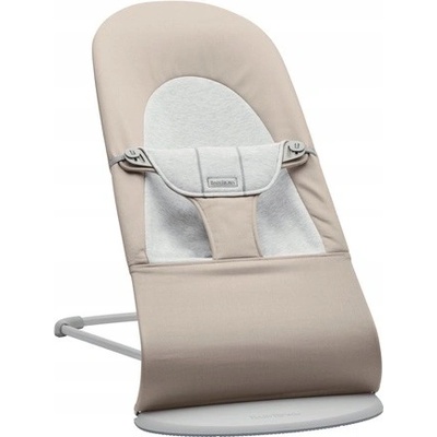 BABYBJORN - lehátko BALANCE SOFT WOVEN/JERSEY - Béžová/Šedá