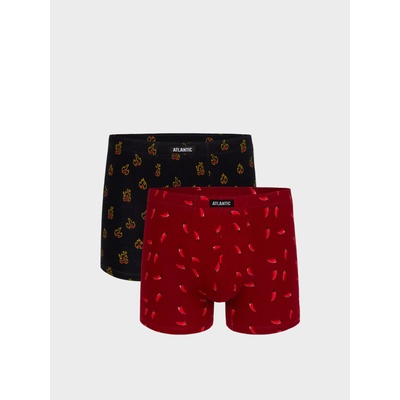 Atlantic Мъжки боксерки ATLANTIC 2 опаковки Atlantic | Cherven | МЪЖЕ | S