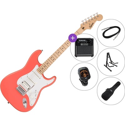 Squier Sonic Stratocaster HSS MN SET 2 Tahitian Coral Електрическа китара