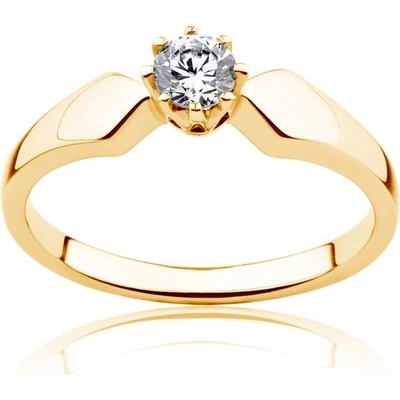 Savicki zásnubní prsten Triumph of Love žluté zlato diamant PI Z D 00056
