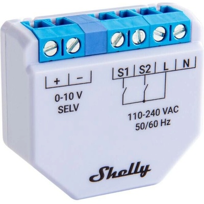 Shelly Plus WiFi Stmívač světla 0-10V Dimmer Bílý