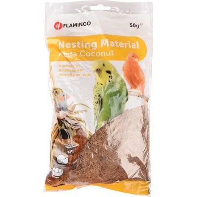 Flamingo Nesting - Материал за гнездене от кокосови влакна, 50 гр