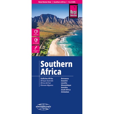 mapa Southern Africa 1:2,5 mil. voděodolná