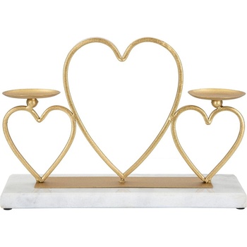 Mauro Ferretti Свещник в златно и бяло - Mauro Ferretti (1903850000)