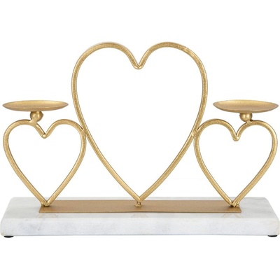 Mauro Ferretti Свещник в златно и бяло - Mauro Ferretti (1903850000)