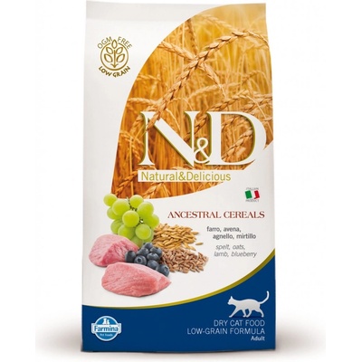 N&D Adult Cat Low Grain jehněčí & Blueberry 10 kg