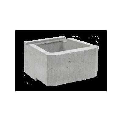 CUP STONE velký hladký Bílá
