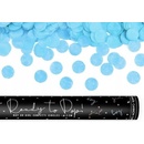 PartyDeco Vystreľovacie konfety Svetlá modrá 60 cm