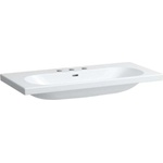 Laufen Lua - Мебелна мивка 46x100 см, с преливник, 3 дупки за кран, бяла H8100890001081 (H8100890001081)