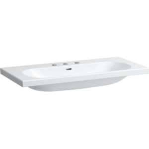 Laufen Lua - Мебелна мивка 46x100 см, с преливник, 3 дупки за кран, бяла H8100890001081 (H8100890001081)