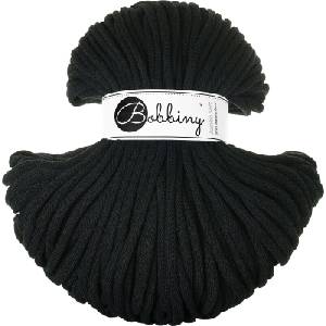 Bobbiny Jumbo Soft 8 mm 100 m Black юта (BF-E002)