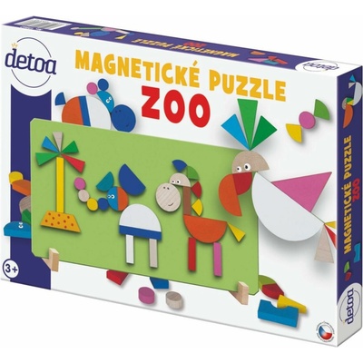 Detoa magnetické puzzle ZOO