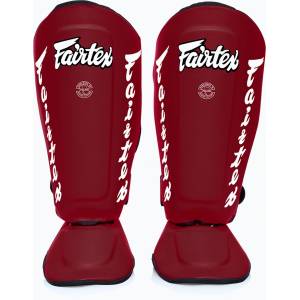 Fairtex Разглобяеми подложки за пищяли Fairtex, наричани още протектори за пищяли. "Twister" червен