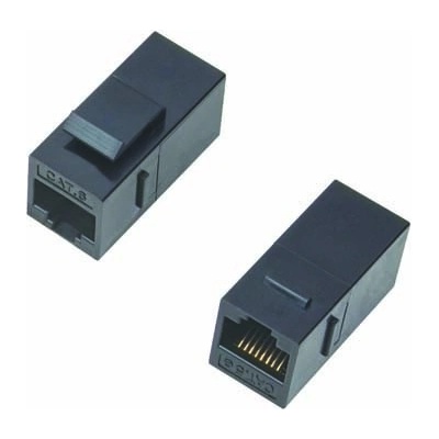 DATACOM Spojka panel UTP 2 x RJ45 (8p8c) Cat6,přímá,plast, 4243