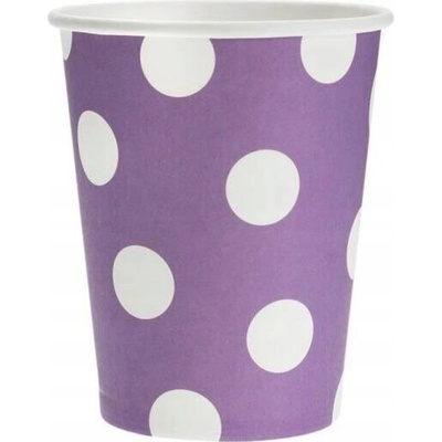 Godan Poháre fialové bodkované