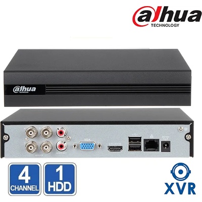 Dahua 4 Канално записващо устройство XVR Dahua XVR1B04 / Penta-brid - AHD / TVI / CVI / IP камери (XVR1B04)