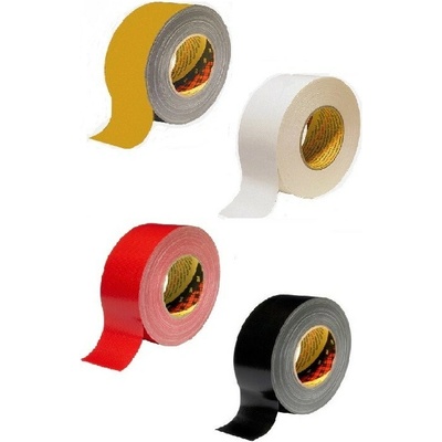 3M 389 Farebná textilná lepiaca páska 25 mm x 50 m biela