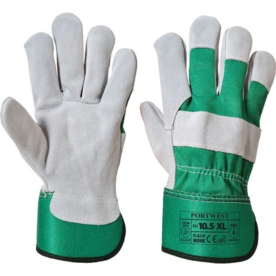 Portwest premium chrome rigger a220 / Комбинирани ръкавици - зелени xl (a220gnrxl)