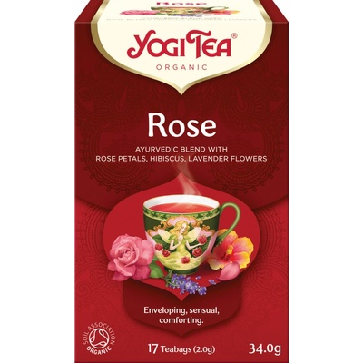 Yogi Tea Bio Růže 17 x 2 g