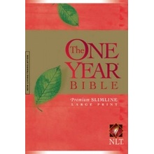 One Year Premium Slimline Bible-NLT-Large Print 10th Anniversary