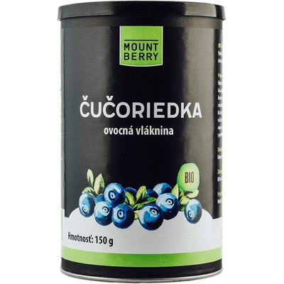 Mountberry 100% BIO Čučoriedková ovocná vláknina 150 g