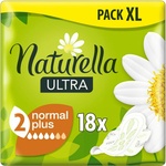 Naturella Дамски превръзки с крилца Naturella Ultra - Normal Plus, с лайка, 18 броя