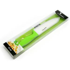 Luigi ferrero Нож Luigi Ferrero FR-1706C 16cm, керамичен, зелен (104920) - topmall