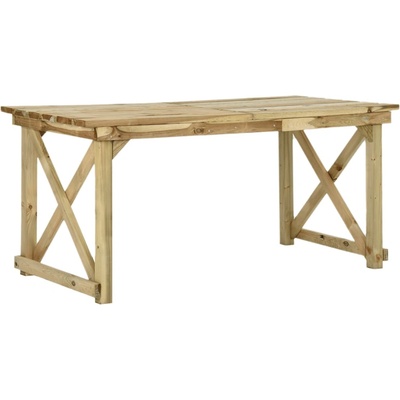 vidaXL Градинска маса 160x79x75 см дърво (44898)