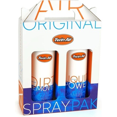 TwinAir Liquid Power Spray + Liquid Dirt Remover Spray Pak 2 x 500 ml