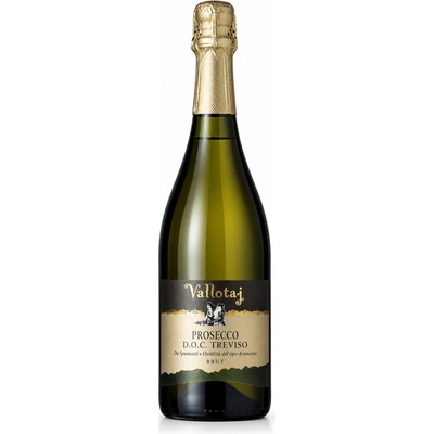 Vallotaj Prosecco treviso brut doc bílé víno šumivé 0,75 l