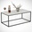 ASIR GROUP Масичка за кафе MARMO 43x95 cм черна/бяла (AS0533)