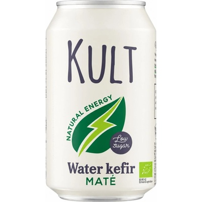 Kult Vodní kefír s příchutí yerby maté bio 330 ml