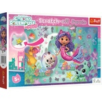 Trefl Скреч пъзел Trefl от 100 части - Къщичката за кукли на Габи (93984) - baby