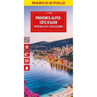 Provence Alps Cote dAzur Marco Polo Map (Polo Marco)