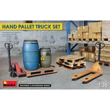 MiniArt Hand Pallet Truck set incl. decals 35606 1:35