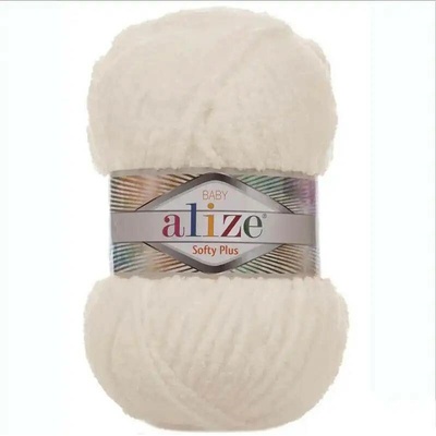 Alize Softy Plus 62 krémová