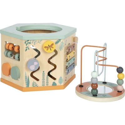 small foot Motorická kocka so 7 hracími plochami Safari