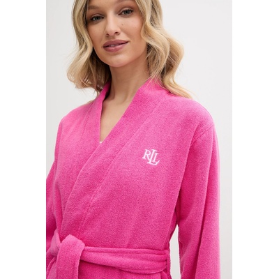 Lauren Ralph Lauren Памучен халат Lauren Ralph Lauren в розово ILN42435 (ILN42435)