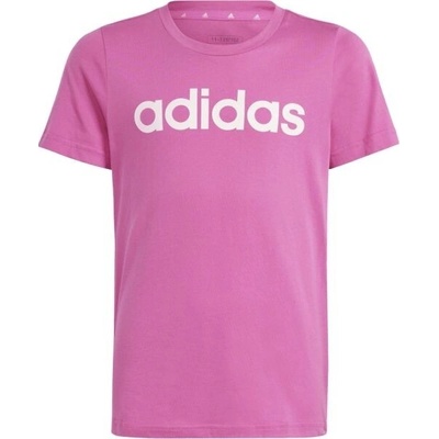 adidas LINEAR LOGO TEE Dívčí triko růžová