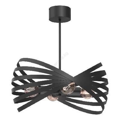 Висящ полилей SPARKLE 4xE27/15W/230V черен (LU8973A)