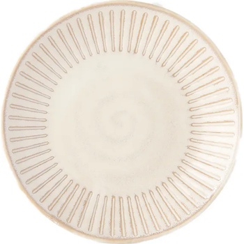 Image 1 of Made in Japan Чинийка ridged alabaster 12 см, кремав, керамика, mij (mijc2273)