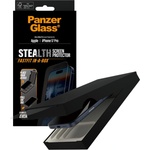 Panzer Стъклен протектор PanzerGlass за iPhone 17 Pro / 18 Pro, Stealth, UWF, инсталационен бокс, w. Black Frame