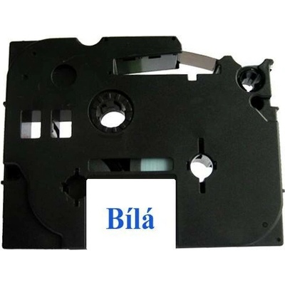 Můj-toner Páska štítky Brother TZ-233 TZE-233,TZ233,TZE-233 P-touch 12 mm délka 8 m modrá bílá laminovaná kompatibilní