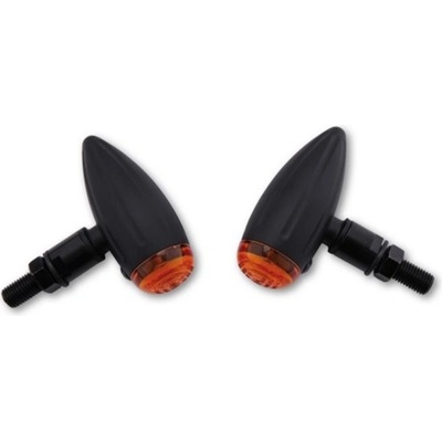 SHIN YO moto blinkry MICRO-BULLET frézované černé | Zboží Auto