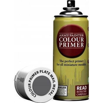 Army Painter Colour Primer Plate Mail Metal Spray 400ml