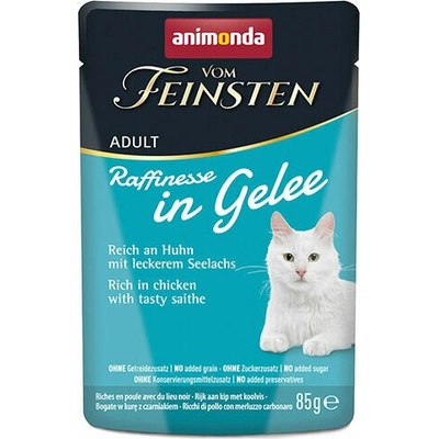 Animonda Vom Feinsten Raffinesse in Jelly kuře a tmavá treska 24 x 85 g