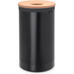 Brabantia Кош за пране Brabantia - 35 l, черен, корков капак (1000825)