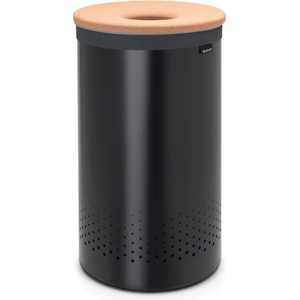 Brabantia Кош за пране Brabantia - 35 l, черен, корков капак (1000825)