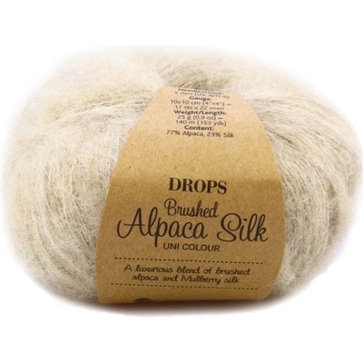 Drops Brushed Alpaca Silk UNI 04 světlá béžová