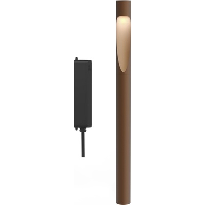 Louis Poulsen Градинска лампа Flindt LED 4000K с щифтов монтаж и адаптер 69, 5 см кафява (5747402432)